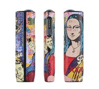 VANSUKY Protective Case for iLUMA i ONE (M0033) - Stylish Graffiti PU Leather & Silicone Cover, Anti-Fingerprint, Shockproof, Scratch Resistant (Mona Lisa Graffiti)