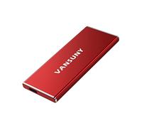 Vansuny 1TB Portable External SSD, USB 3.1 Gen2 540MB/s High-Speed Data ssd External Hard Drive USB C, Metal Mini Portable External Solid State Drive, Red