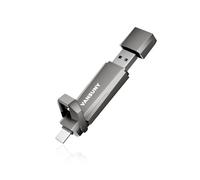 Vansuny 256GB USB C SSD Up to 1000MB/s USB 3.2 Gen 2 Dual Solid State Drive Type A + Type C Flash Drive Portable External Hard Drive for iPhone 15/PS4/Android Phone/Tablet/Windows/Mac