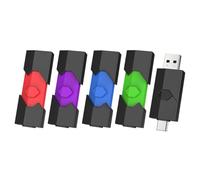 Vansuny 5 Pack 32gb USB C Flash Drive Dual USB Stick Retractable USB Type-C Memory Stick Small USB C and A Thumb Drive for iPhone 15 iPad Pro Android Smartphone Laptop PC
