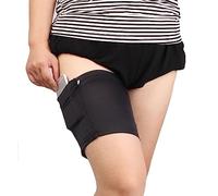 Vansza Cell Phone Sock, Nonslip Band, Leg Phone Holder Sport Leg Band Leg Pouch for Men Women Running Workout, Ferrous-l, Medium