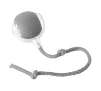 Vansza Interactive Cat Toys, Silicone Cat Toy Ball with Charging Cable, Pet Electric Gravity Smart Boredom Relief Self-Help Teaser Ball for Cats, Moving Cat Toy (Grey)