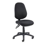 Vantage 100 2 lever PCB operators chair with no arms - black