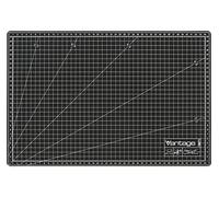 Vantage A3 Self-Healing Cutting Mat with Grid - Double-Sided | 3 mm thick, 3-layer PVC mat for rotary cutters & straight blades - ships flat