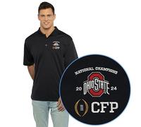 Vantage Apparel Men's 2024 Cfp National Champs Ohio State Buckeyes Polo