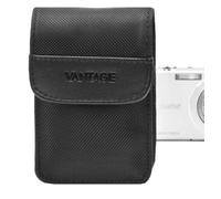 Vantage DCN 1 Nylon Digital Camera Pouch with Memory Card Slot (90 x 60 x 20 mm) Black