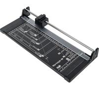 Vantage Rotary Paper Trimmer (Safety Enclosed Cutting Blade, DIN A4, for Craft Paper, Coupon, Label and Cardstock), Grey,40050-20059