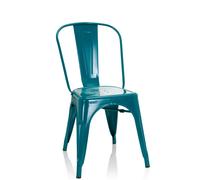 VANTAGGIO COMFORT - Bistro chair Petrol Blue