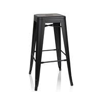 VANTAGGIO HIGH - Bar stool Black matt
