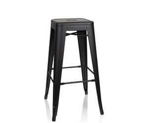 VANTAGGIO HIGH - Bar stool Black matt