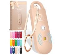 Vantamo Personal Alarms for Women with Strobe LED Light, Extra Loud 130dB Self Defense Keychain with 2 Dynamics, Unique Panic Alarm with Keychain & Keyring for Bag or Backpack and Low Battery Notice