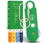 Vantamo Personal Alarms for Women with Strobe LED Light, Extra Loud 130dB Self Defense Keychain with 2 Dynamics, Unique Panic Alarm with Keychain & Keyring for Bag or Backpack and Low Battery Notice