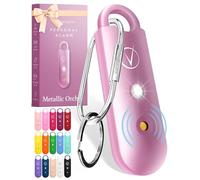 Vantamo Personal Alarms for Women with Strobe LED Light, Extra Loud 130dB Self Defense Keychain with 2 Dynamics, Unique Panic Alarm with Keychain & Keyring for Bag or Backpack and Low Battery Notice