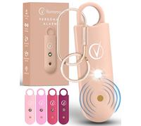 Vantamo Personal Alarms for Women with Strobe LED Light, Extra Loud 130dB Self Defense Keychain with 2 Dynamics, Unique Panic Alarm with Keychain & Keyring for Bag or Backpack and Low Battery Notice