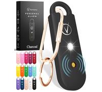 Vantamo Personal Alarms for Women with Strobe LED Light, Extra Loud 130dB Self Defense Keychain with 2 Dynamics, Unique Panic Alarm with Keychain & Keyring for Bag or Backpack and Low Battery Notice