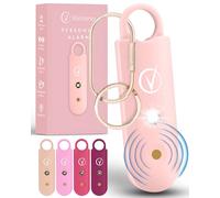 Vantamo Personal Alarms for Women with Strobe LED Light, Extra Loud 130dB Self Defense Keychain with 2 Dynamics, Unique Panic Alarm with Keychain & Keyring for Bag or Backpack and Low Battery Notice