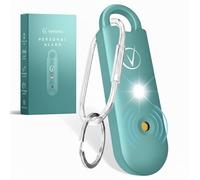 Vantamo Personal Alarms for Women with Strobe LED Light, Extra Loud 130dB Self Defense Keychain with 2 Dynamics, Unique Panic Alarm with Keychain & Keyring for Bag or Backpack and Low Battery Notice