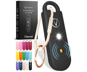 Vantamo Personal Alarms for Women with Strobe LED Light, Extra Loud 130dB Self Defense Keychain with 2 Dynamics, Unique Panic Alarm with Keychain & Keyring for Bag or Backpack and Low Battery Notice