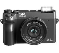Vantiro Digital Camera 5k (Black, With 64GB Card)