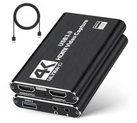 Vantisan 1080P Video Capture Card, 4K HDMI Capture Card, USB 3.0 Game Capture Device, 4K30Hz Video Capture Card for Streaming, Recording, Compatible with Windows/Mac/Linux - Plug & Play