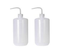 VANTOBEST 2Pcs 1000ml/34oz Clear Plastic Wash Bottle Plastic Squeeze Tattoo Bottle with Narrow Mouth Squirt Bottle Containers Cans Pots Watering Tool for Gardening Lab Industry