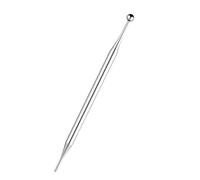 VANTOBEST 5.1Inch Dual Head Stainless Steel Reflexology Tool Trigger Point Massage Facial Body Muscle Relax Release Pressure for Feet Neck Back