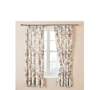 Vantona Victoria Floral Curtains with Free Tiebacks Fully Lined Drapes of Premium Long Lasting Quality Timeless Beauty Elevate Your Bedroom Multi 72