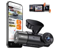 VANTRUE N2X Dual Dash Cam Front and Inside 2.7K+1080P, STARVIS 2 IR Night Vision, 2.5K/60FPS, 24/7 Parking Mode, 5G WiFi/GPS, Voice Control, Car Dash Cam G-Sensor, Dashcam for Car Support 512GB