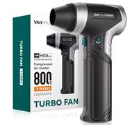 VANTRUE POWER T800 Electric Air Duster-28.22OZ Market Maximum Wind Pressure, Super Power Cordless Duster, Rechargeable Brushless Motor Durable Blower, 3-Gear Adjustable for Keyboard, Car, House, Patio