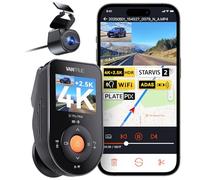 VANTRUE S1 Pro Max 4K+2.5K Dash Cam Front and Rear, Dual Dash Camera with ADAS/BSD, Starvis2/HDR/PlatePix/Night Vision, 5GHz WiFi,GPS,Optional LTE, 24H Parking Mode, Voice Control, Dashcam Support 1TB