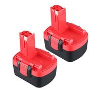 VANTTECH 14.4V 4.8Ah Ni-MH Replacement Battery Compatible with Bosch BAT038, BAT040, BAT041, BAT140, BAT159 Models - Suitable for GSR, PSB, PSR Series Drills, Impact Drivers, Hedge Trimmers - 2 Pack