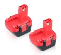 VANTTECH 14.4V 4.8Ah Ni-MH Replacement for Bosch Battery BAT038 BAT040 BAT041 BAT140 BAT159 2607335275 2607335533 2607335534 2607335711 (2 Pack)