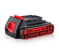 VANTTECH 1Pack 3.8Ah Li-ion Replacement for Black and Decker 20V Battery BL1518 BL2018 LBXR20 LBXR2020-OPE LB20 LBX20 BL2018-XJ GKC1825L GTC1850L20 STC1820 Cordless Tools