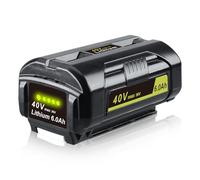 VANTTECH OP4040A1 40V 6.0Ah Lithium-ion Battery Replacement for Ryobi 40V Battery OP4040 OP4050A OP4026 OP40201 OP40261 OP4030 OP40301OP4050 OP40601 mit LED Indicator
