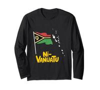 Vanuatu Flag Ni-Vanuatu Island People Culture Pride Long Sleeve T-Shirt