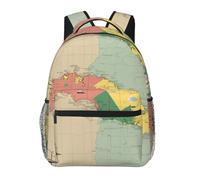 Vanuatu Geographical Features Print Casual Daily Bookbag, 20 * 29 * 40cm Durable Basic Backpack For Travel And Vacation Classics Daypack