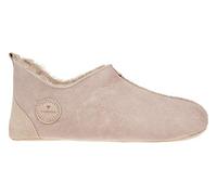 Vanuba - Men's Slippers Oxford 10 UK, Lambskin Winter Shoes, Warm Winter Shoes for Men, Genuine Leather, Handmade - Beige