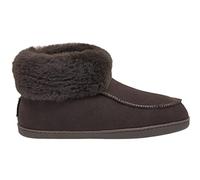 Vanuba - Men's Slippers Peppin 9 UK, Lambskin Winter Shoes with Replaceable Insole, Warm Winter Shoes for Men, Genuine Leather, Handmade - Brown
