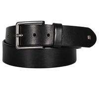 Vanucci VXA-7, Leather Belt unisex Black, 90CM