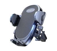 vanva [ Military-Grade Protection Universal Air Vent Car Mount, [ Big Phones & Thick Case Friendly ] Cell Phone Holder for Car Hands Free Clamp Cradle Vehicle fit for All Apple (B1)