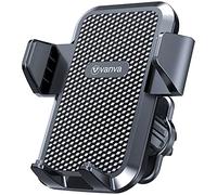 vanva 【 Military-Grade Universal Air Vent Car Mount, 【 Big Phones & Thick Case Friendly 】 Cell Phone Holder for Car Hands Free Clamp Cradle Vehicle Compatible with All Apple iPhone