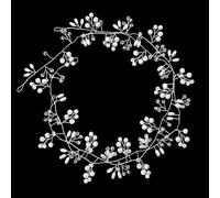 Vanyibro 2 Pcs Bridal Hair Vines Crystals Wedding Headpieces,Elegant Crystal and Pearl Hairbands for Bridesmaid Flowergirls