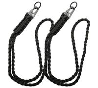 Vanyibro 2 Pcs Paracord Lanyard Set,Durable Neck Lanyards with Zinc Alloy Clips for Keys, ID Cards, and Outdoor Activities