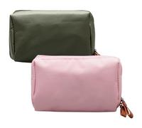 Vanyibro 2 PCS Waterproof Makeup Pouch for Women, Small Cosmetic Bag Travel Essentials Organizer Storage, Fashionable Toiletry Pouch