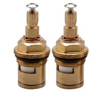 Vanyibro 2 Pieces Ceramic Tap Cartridge,High-Quality Brass Replacement Kit for Bathroom and Kitchen Taps