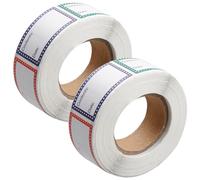 Vanyibro 2 Rolls 1000PCS Food Labels Stickers,Easy Peel Off Removable Labels for Freezer and Containers
