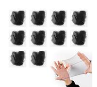 Vanyibro 20 Pcs Invisible Hair Nets, Reusable Nylon Mesh, 50cm Size, Ideal for Ballet Buns and Comfortable Sleep Hairstyles (Black)