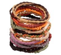 Vanyibro 20pcs Hair Tie Bracelets for Women Men,Boho Hair Ties Bracelets,Hair Elastics No Damage Ponytail Holders