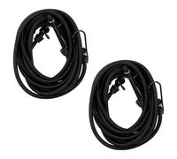 Vanyibro 2pcs 2M Bungee Cord with Hook,Long Bungee Straps for Heavy Duty Luggage Tie Downs,Heavy Duty Luggage Tie Downs for Motorcycle, Caravan, and Bicycle