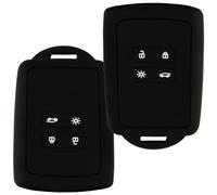 Vanyibro 2Pcs Car Remote Control Key Cover,Car Key Cover,Compatible with Renault 4 Button Car Key Smart Key,Silicone Protective Key Cover Car Key Accessories